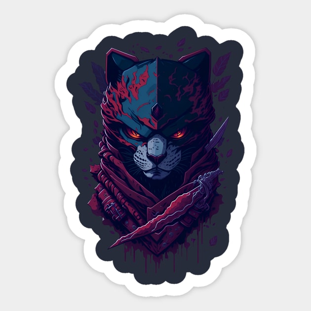 Shinobi Beast - Diseños de animales ninjas Sticker by Shinobi Beast